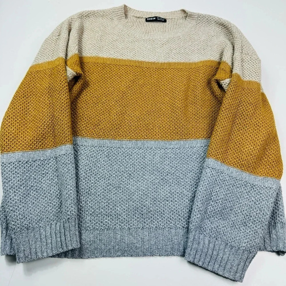 SHEIN ColorBlock Knit Sweater Size Small - Picture 5 of 10